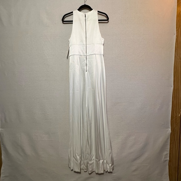 NWT Alice and Olivia Myrtle Plunging Wide Leg Jumpsuit - size 4 - Picture 4 of 6